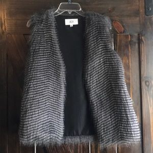 Faux fur vest